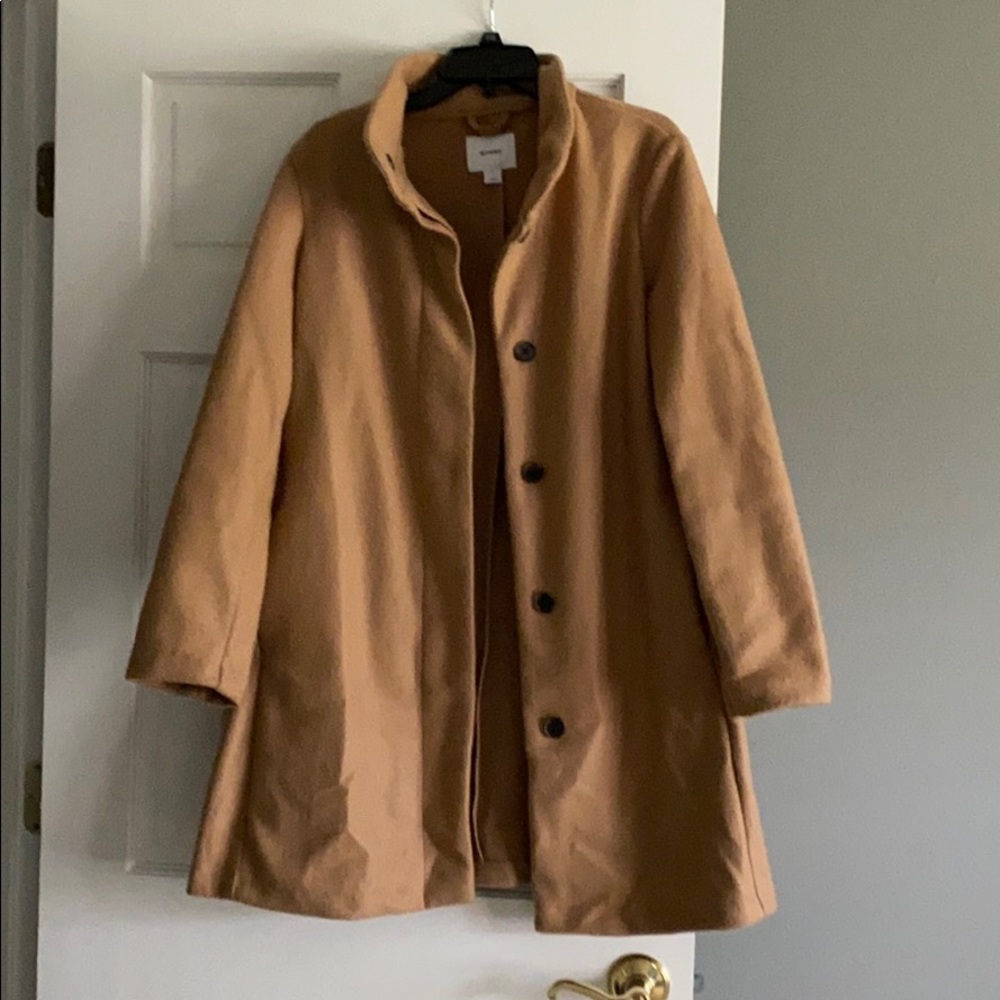 Camel peacoat. Old navy size Large.